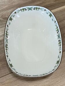 Noritake Japan oval deep plate Beguine 2033 Contemporary Fine China